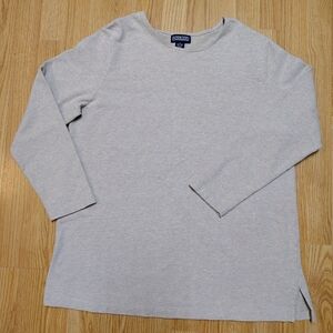 Lands' End Beige Long Sleeve Top